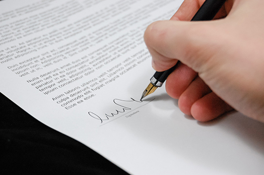 Signing your will